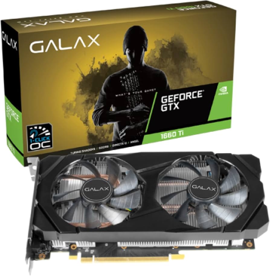 グラフィックボード・グラボ・ビデオカード GTX1660Ti 1-Click OC PCI-E 6GB GDDR6 Placa de Video GTX 1660 Ti 6GB 1 Click OC G6 192B Galax